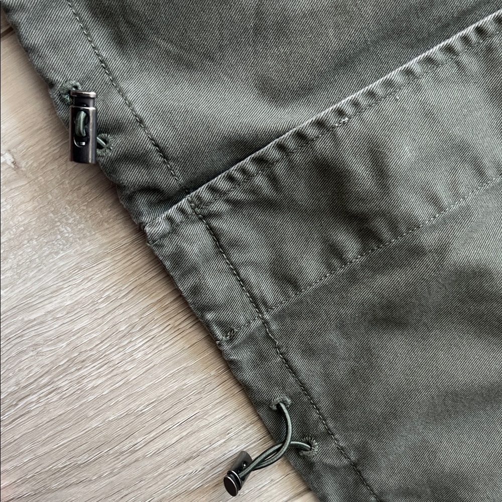 Olive Green Button Up Jacket - image 3